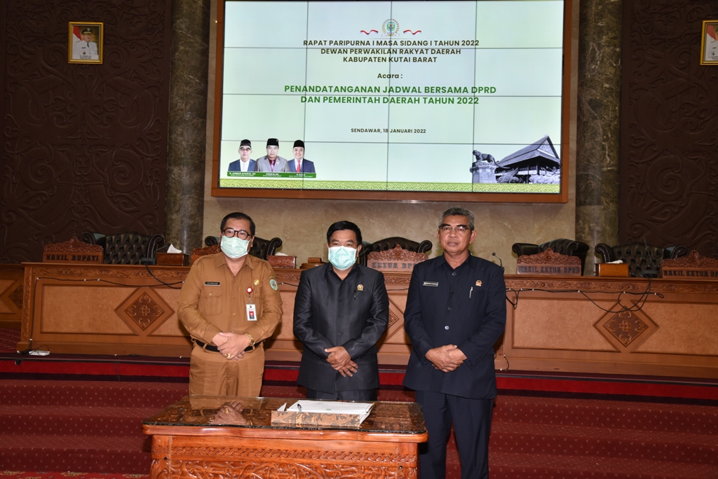 DPRD Dan Pemkab Kubar Tetapkan Jadwal Bersama, Mewujudkan Penyelenggaraan Pemerintahan Yang Baik